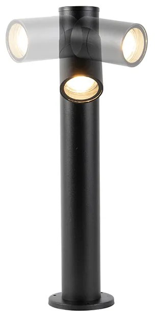 Vonkajšia lampa čierna 45 cm nastaviteľná IP44 - Solo