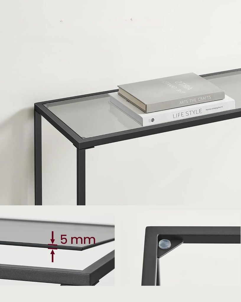 Konferenčný stolík Vasagle Bentle čierny