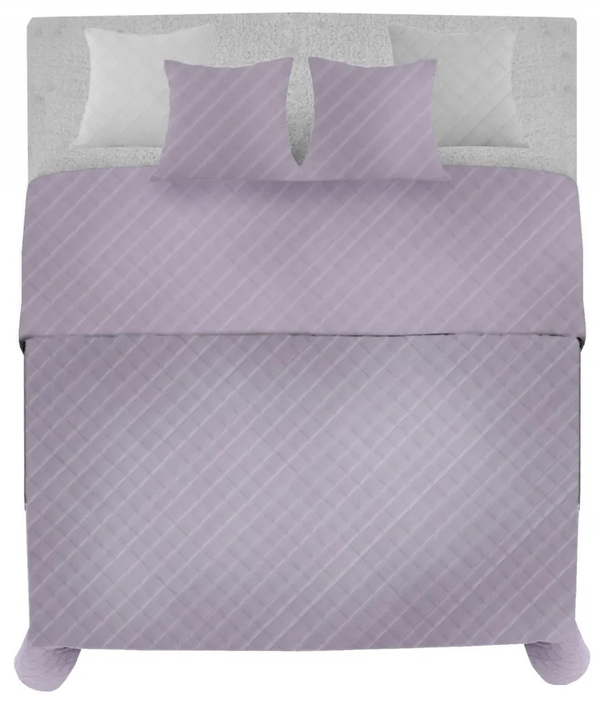 Tutumi Prikrývka na posteľ Palermo + 2 obliečky na vankúš fialová