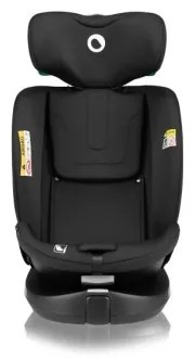 Lionelo - Autosedačka so základňou otočná NAVY i-Size 40-150 cm čierna