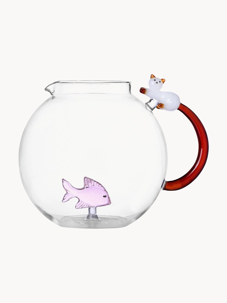 Ručne vyrobený džbán Tabby Cat, 2.4 l