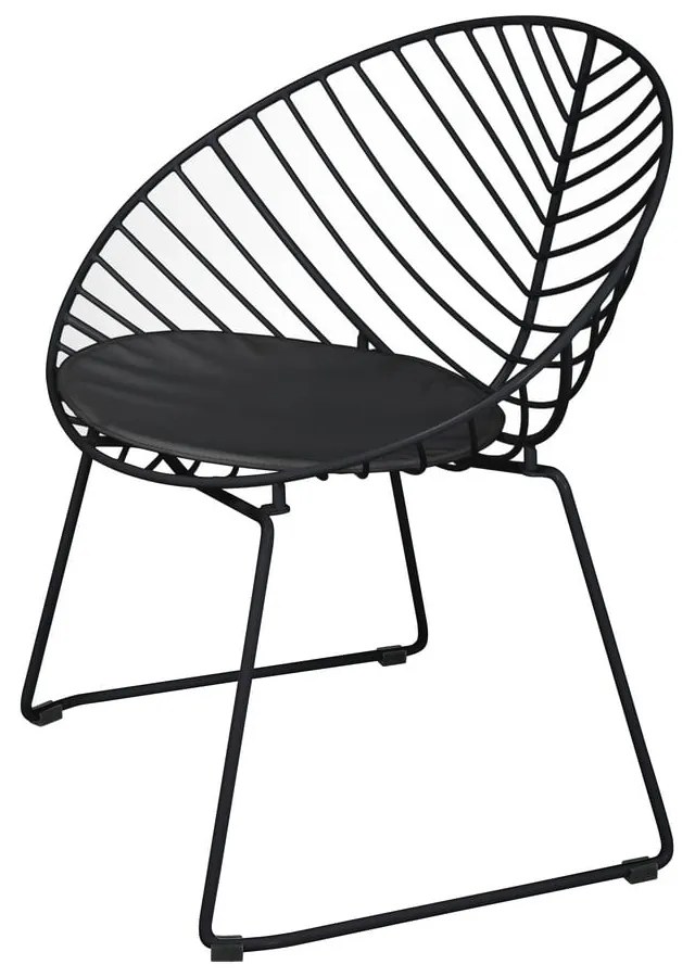 Súprava 2 černých záhradných stoličiek Bonami Selection Coco