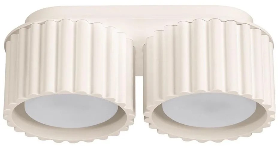 Sollux SL.1793 - Bodové svietidlo AURA 2xGX53/10W/230V krémové