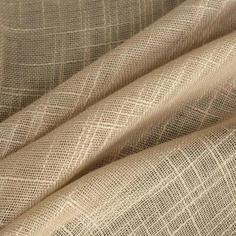 EUROFIRANY záves v ekologickom štýle 140 cm x 270 cm prírodná 100% polyester Rozmer varianty: 140 cm x 250 cm, Farba varianty: Béžová