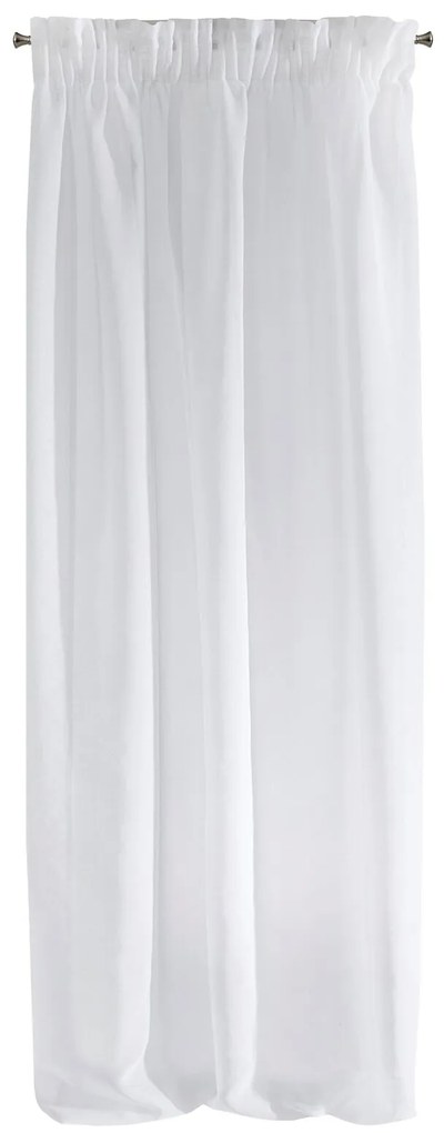 ZÁCLONA NA PÁSKE ARGEA 140X270 CM BIELA