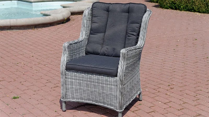 Exterio Chester kreslo sivé