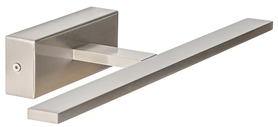 Oceľová nástenná lampa 41,5 cm vrátane LED IP44 - Jerre