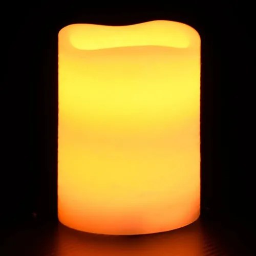 vidaXL Bezplameňové LED sviečky s diaľkovým ovládaním 24 ks biela-