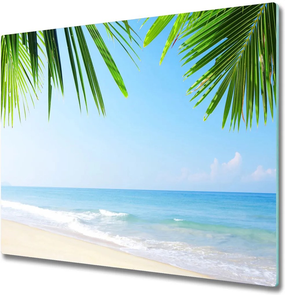 Skleněná krájecí deska Tropické pláže