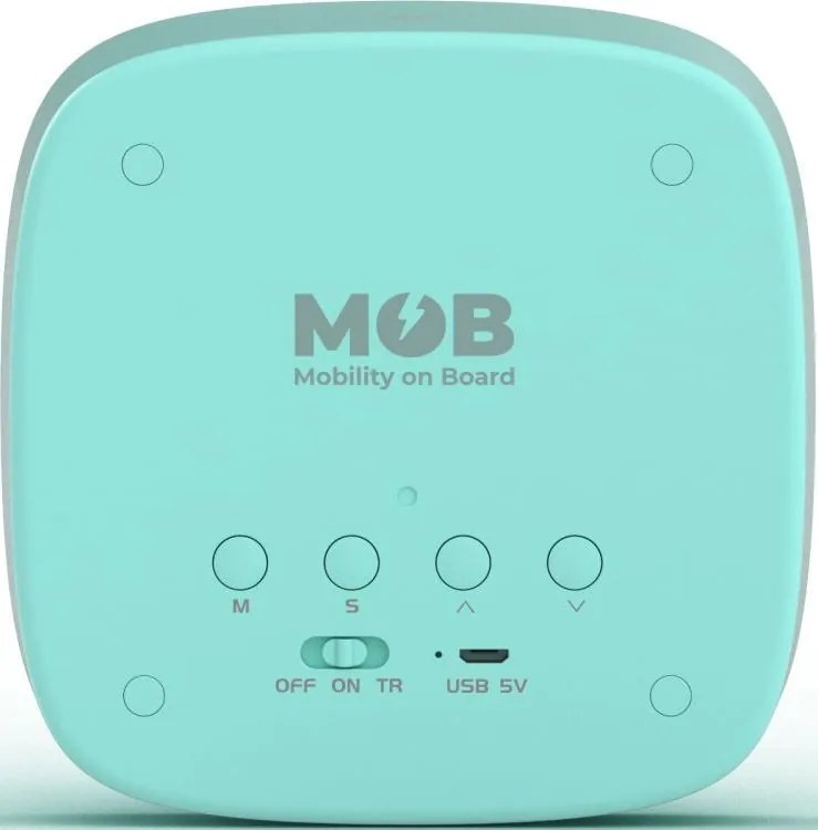 Budík a nočné svetlo – MOB Billy Clock and light – Blue