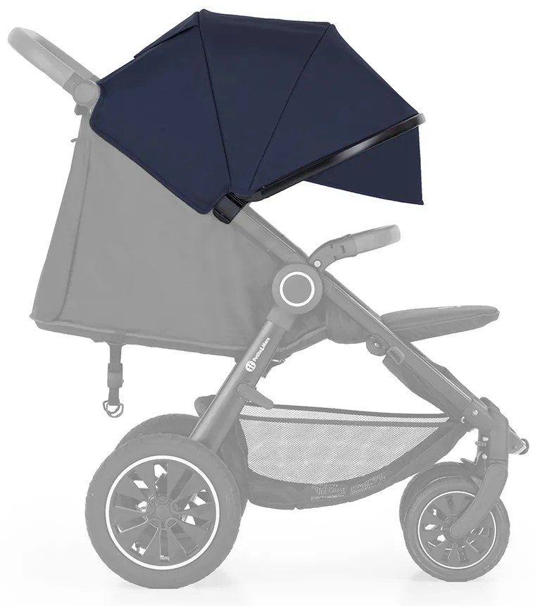 PETITE&MARS strieška na kočík Street+ anthracite blue