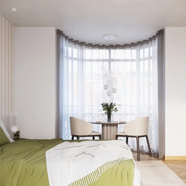 Sollux SL.1335 - Luster na lanku BRINA 3xG9/8W/230V biela