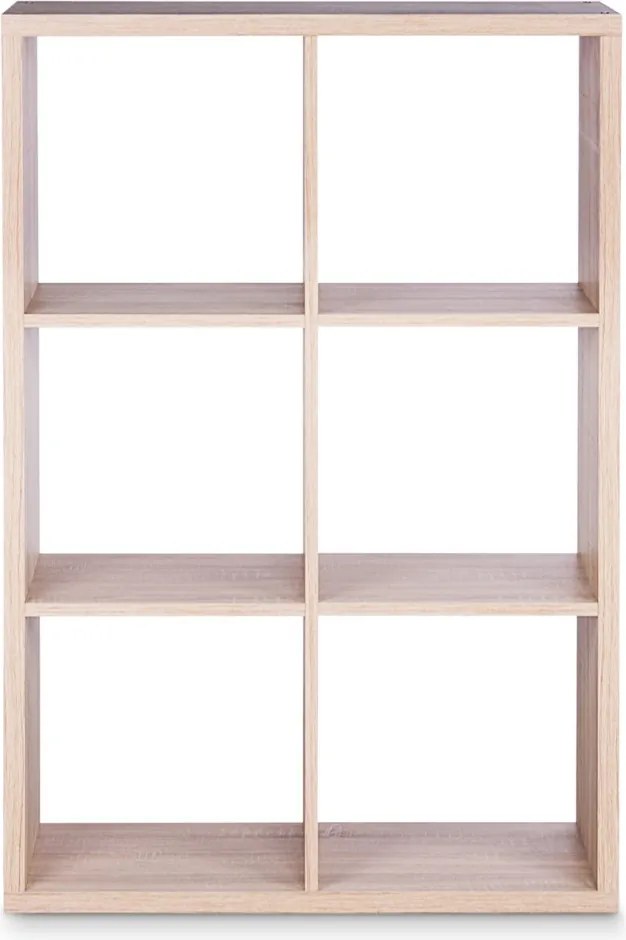 Regál Max, 3x2 priehradky, dub sonoma