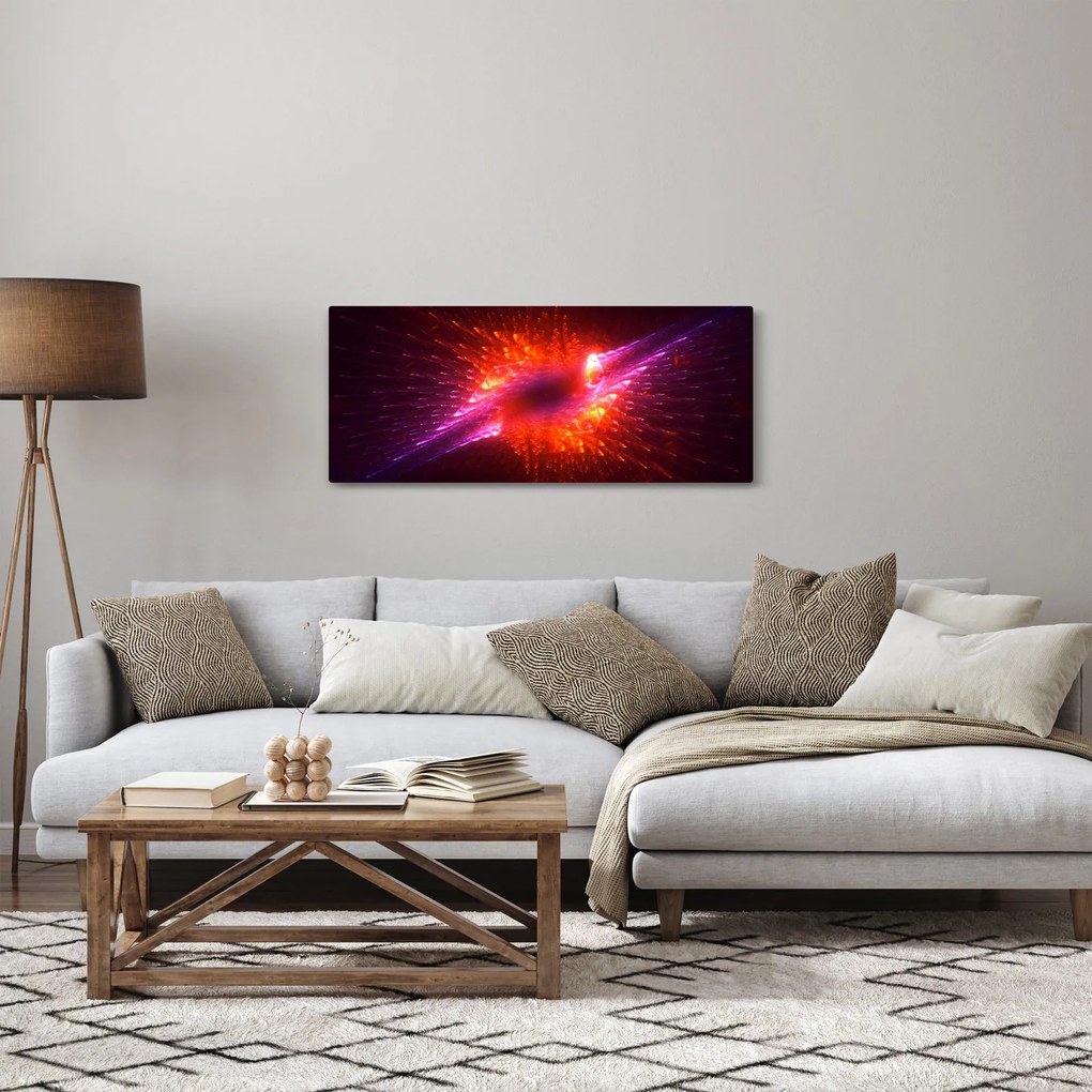 Obraz modernej tŕnistej abstrakcie (120x50 cm)