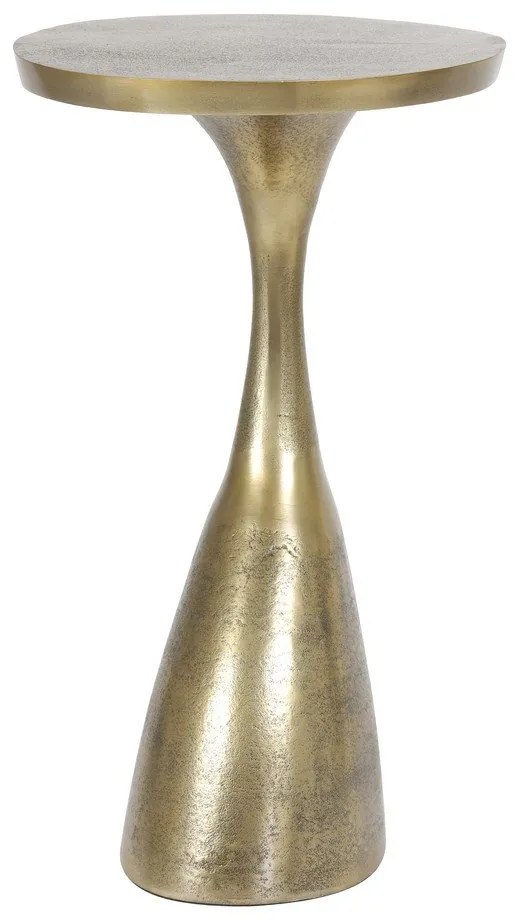 Kovový okrúhly odkladací stolík 33x40 cm Macau - Light &amp; Living