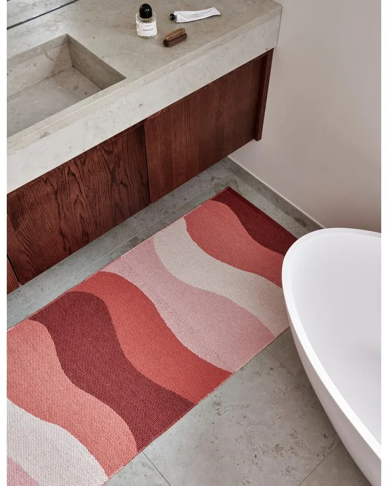 Červený vnútorný a vonkajší koberec 70x100 cm Urvi Fire – Pappelina