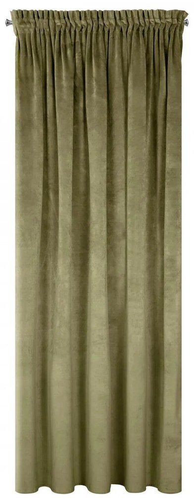 ZATEMŇOVACÍ ZÁVES NA PÁSKE VILLA 140X270 CM OLIVOVÁ