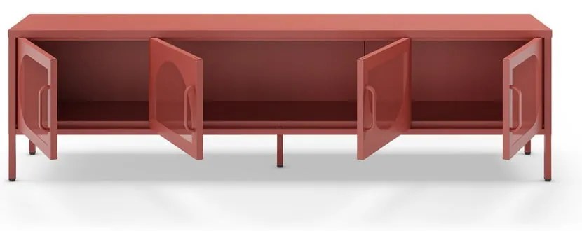 TV stolík v tehlovej farbe 180x50 cm Tayra – Marckeric