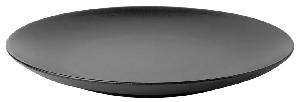 Tanier plytký 27 cm 4 ks — Basic čierny matný - 492780