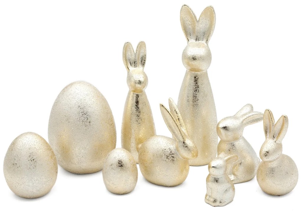 VEĽKONOČNÁ SOŠKA EASTER5 SADA 2 KS 7X22 CM ŠAMPANSKÁ