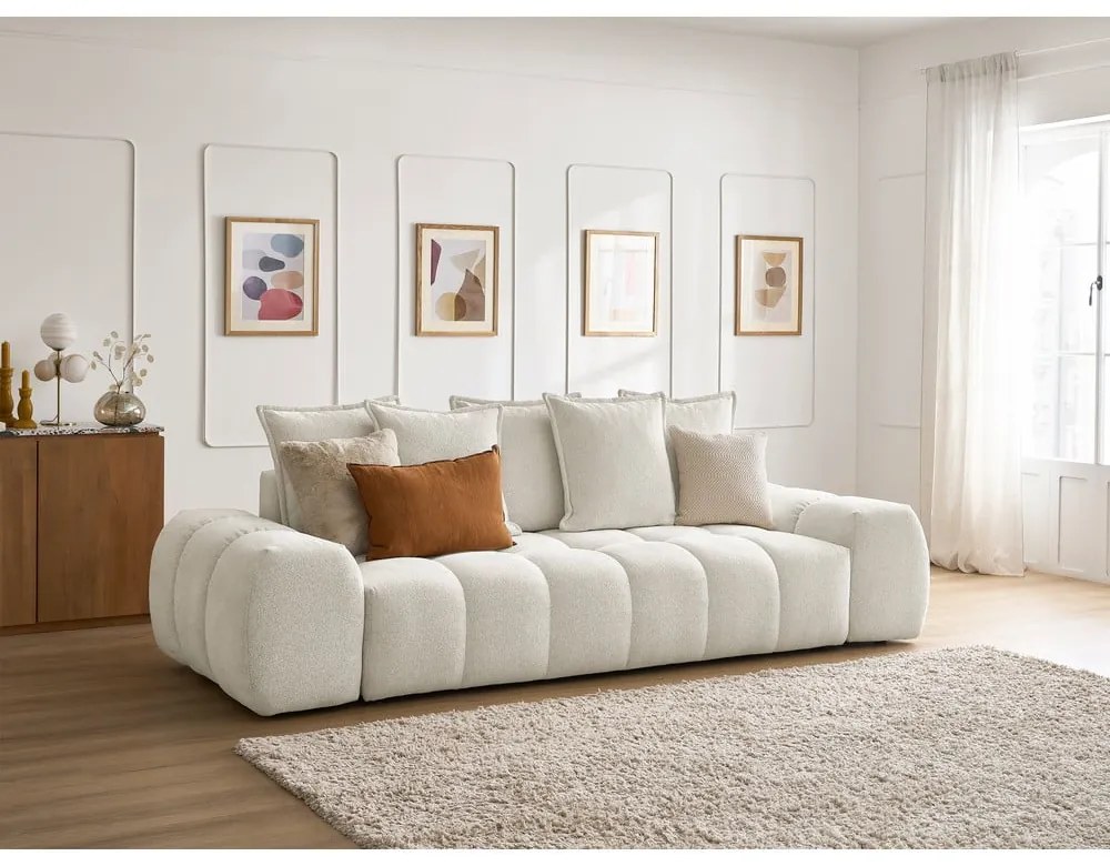 Biela ženilková pohovka 278 cm Everest – Bobochic Paris