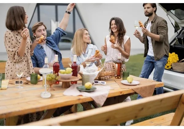 Kanlux 37310 - LED Stmievateľná nabíjacia lampa FLUXY LED/1,7W/1800 mAh IP44 biela