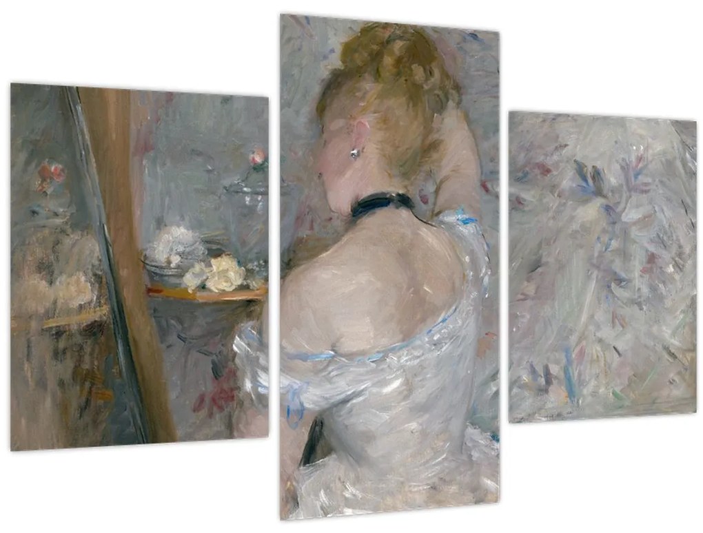 Obraz - Berthe Morisot, Woman at Her Toilette, reprodukcia (90x60 cm)