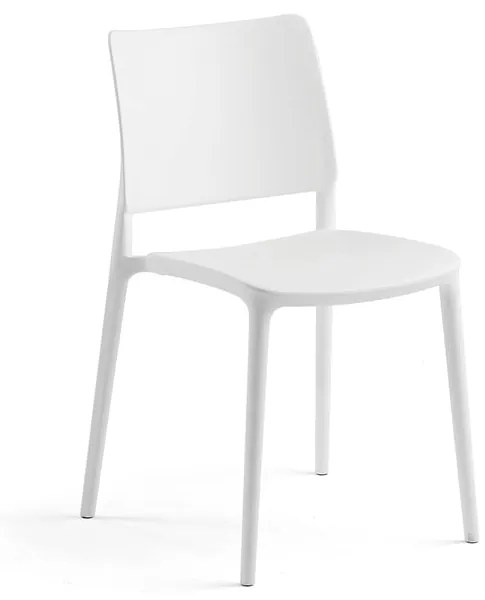 Plastová stolička RIO, biela