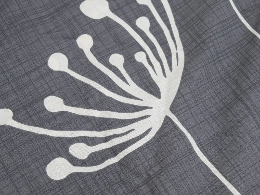 Bavlnené obliečky SOFT MEADOW sivé Rozmer obliečky: 70 x 90 cm | 140 x 200 cm