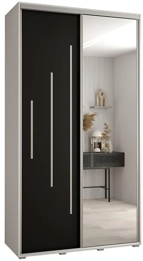 Skriňa 45 Canaris 13 140 biela/čierna/silver