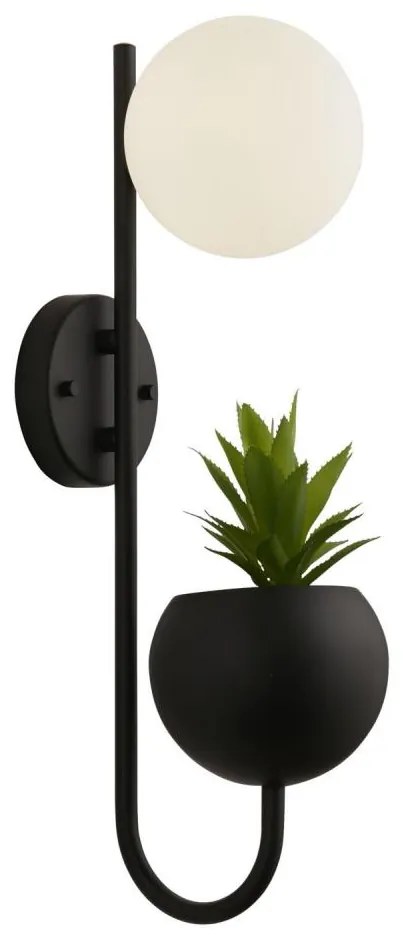 Searchlight 61220BK - Nástenné svietidlo LUNAR 1xG9/4W/230V