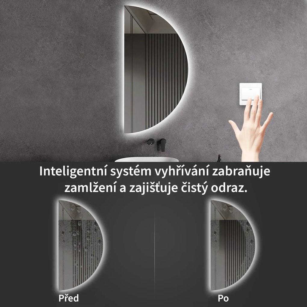 Cerano Mare, LED kúpeľňové zrkadlo 60x120 cm, CER-CER-476693