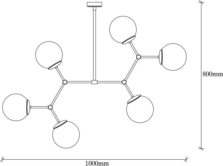 Čierno-biele závesné svietidlo so skleneným tienidlom Damar – Opviq lights