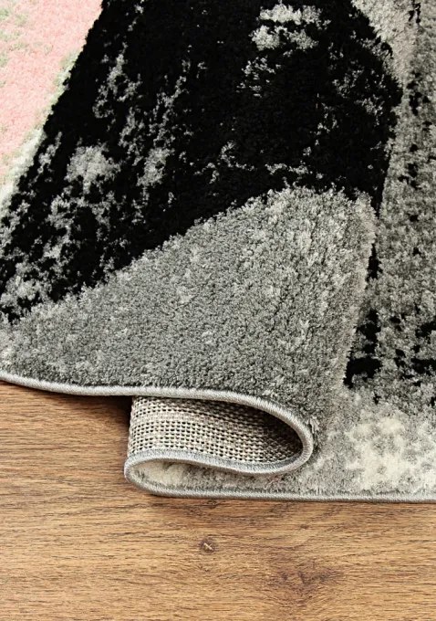 Koberec SLIM 8022 svetlosivý / viacfarebný