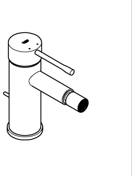 GROHE 32935DL1 - Bidetová batéria ESSENCE veľkosť S bronzová