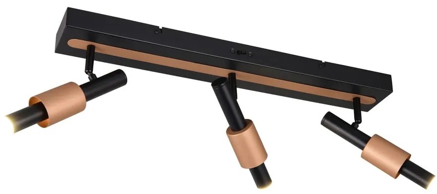 Čierne/v bronzovej farbe LED bodové svietidlo 20,5x63 cm Ikaris – Trio Select