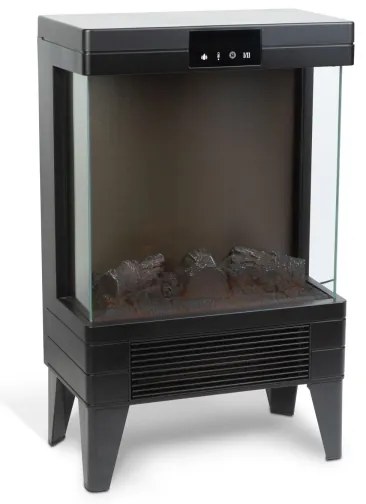 LED elektrický krb s vykurovacou funkciou LED/2000W/230V + diaľkové ovládanie