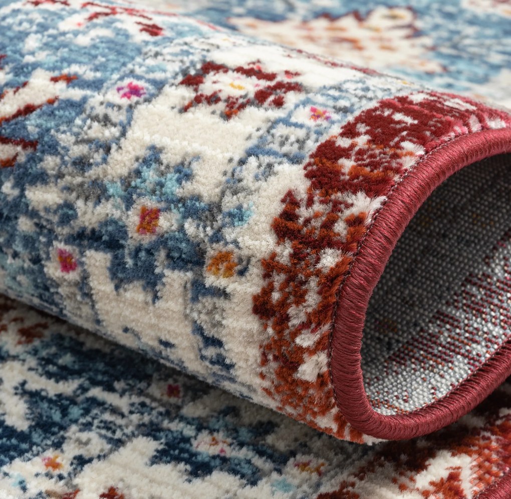 My Flair, Kusový koberec Elfi 1 CA40001 blau, 170x240, viacfarebná, chodba / predsieň