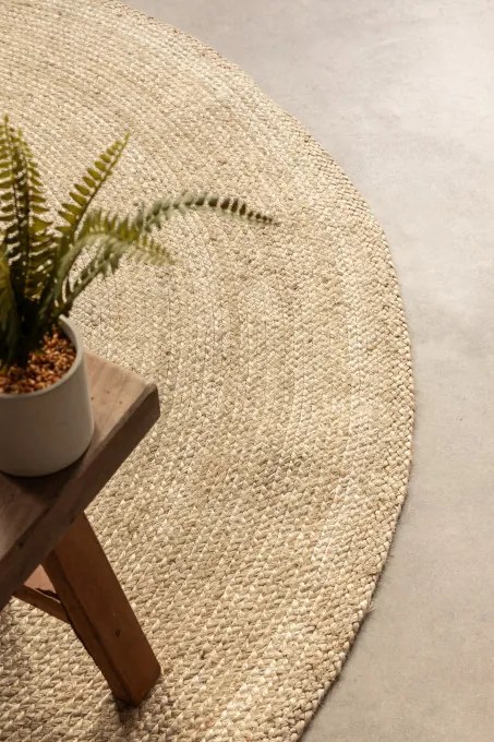 Koberec Hanse Home Jute Braided Rangpur naturálny / ivory