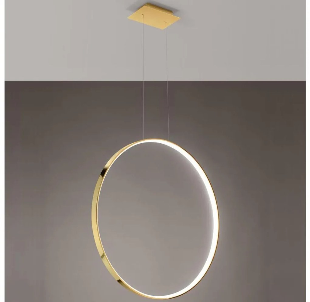 Thoro TH.248 - LED Luster na lanku RIO LED/50W/230V CRI90 3000K pr. 78 cm zlatá