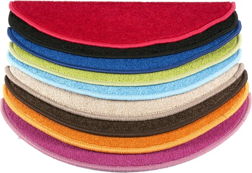 Vopi Nášľapy na schody Eton zelený polkruh, samolepiaci - 24x65 polkruh (rozmer vrátane ohybu)