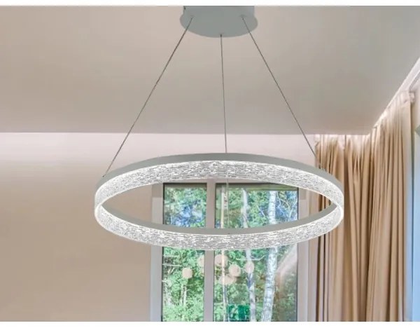 LED luster s možnosťou stmievania na lanku ALIANZ LED/45W/230V 3000-6000K + diaľkové ovládanie