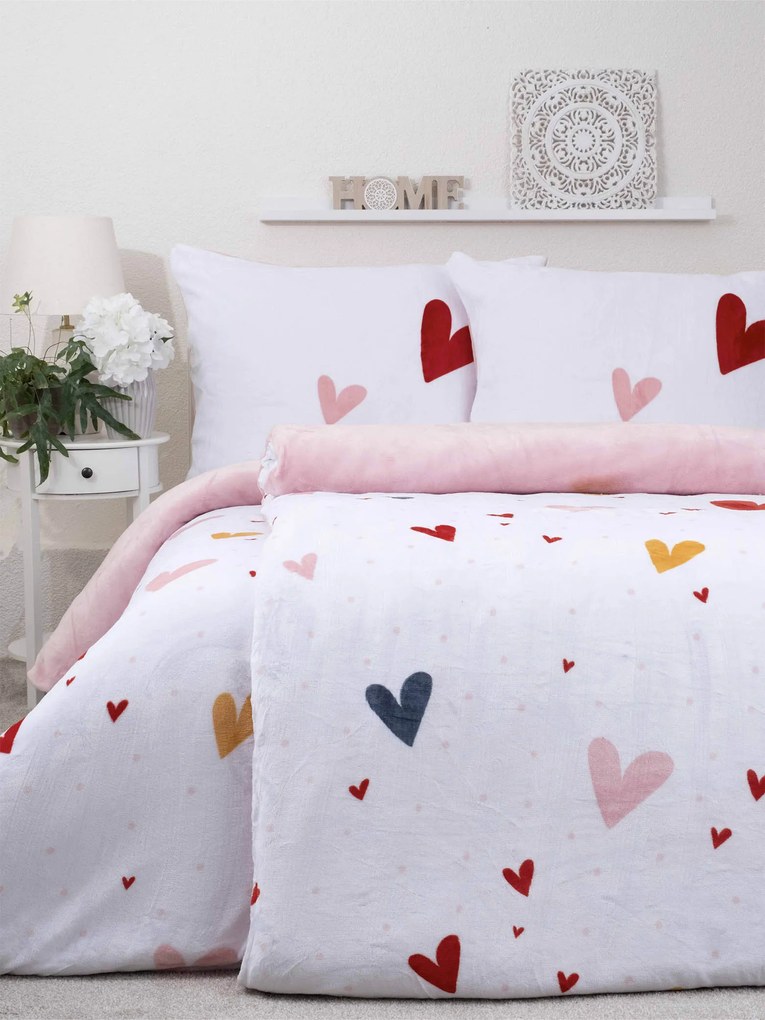 Obliečky mikroplyš Exclusive – Srdiečka