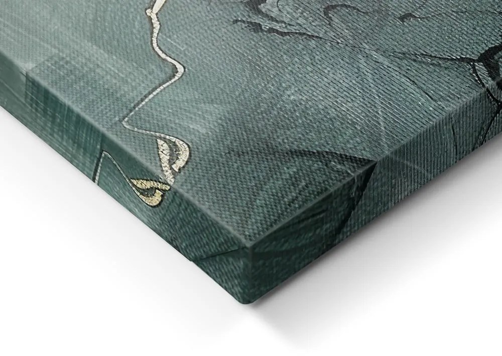 Obrazy s ručne maľovanými prvkami v súprave 2 ks 50x70 cm Aventurine – Styler