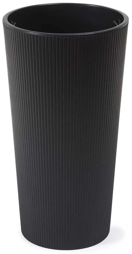 PLASTOVÝ KVETINÁČ URBANIKA ECO 57X29,5 CM ČIERNA