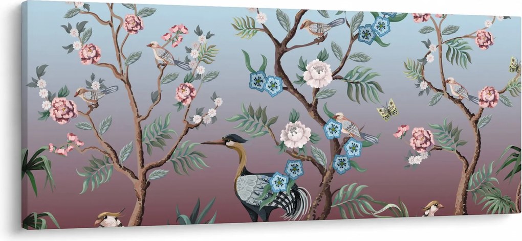 Obraz - Vtáčí park (120x50 cm)
