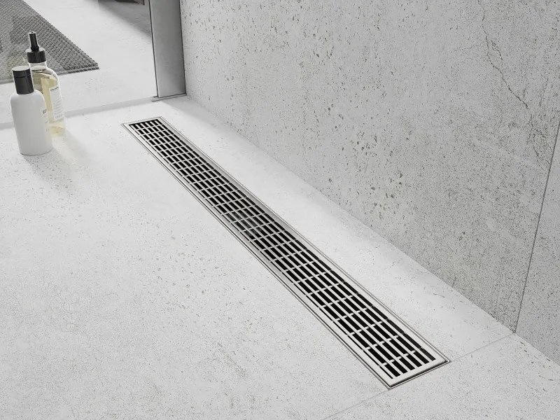 Mexen Flat M33 nerezový sprchový žľab 70 cm, nerez, 1033070-15