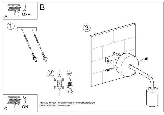 Nástenné svietidlo DUOMO 1xE27/60W/230V čierna