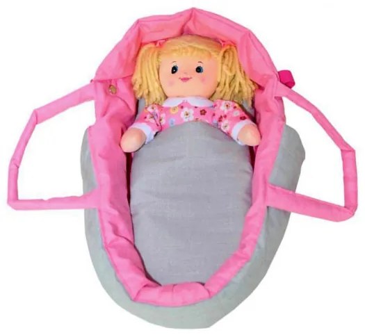Kočík pre bábiky Alice Prestige ružový