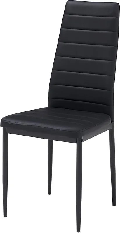 Jedálenský set 4x stolička + stôl Catini Austin - Čierna